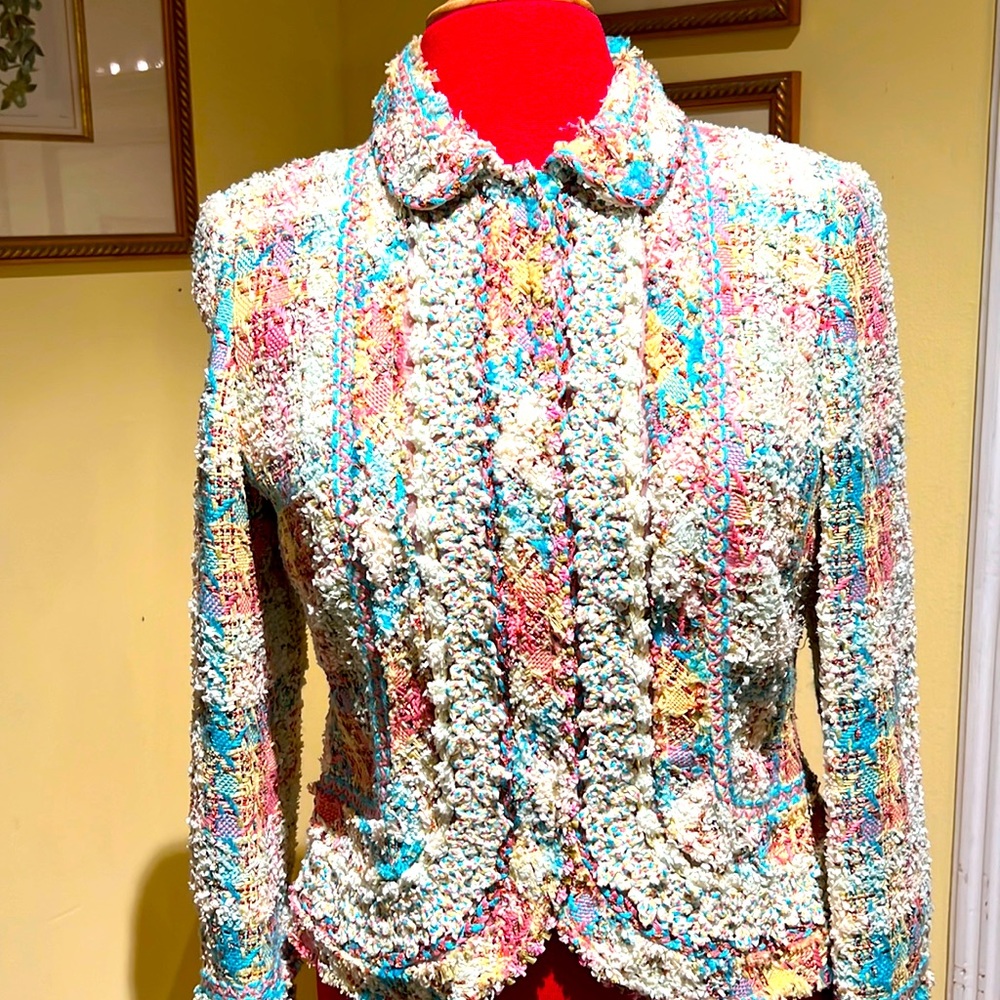 Rena Lange Multicolor casual jacket. Size European 40.
